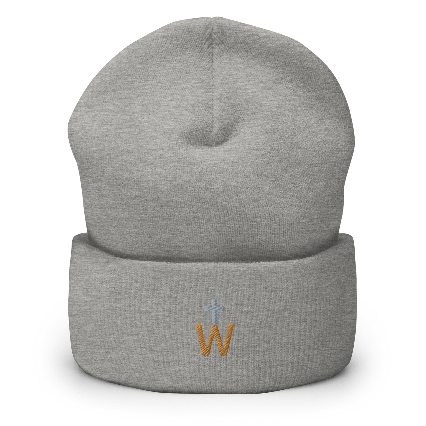 WesternCross Embroidered Cuffed Beanie