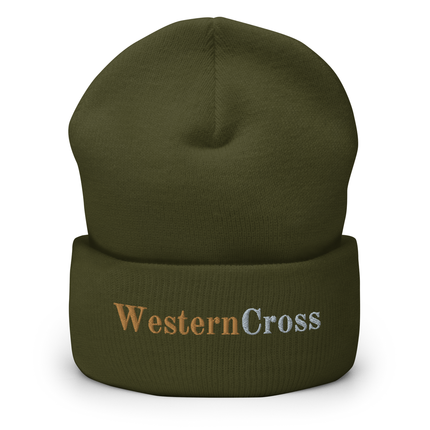 WesternCross Cuffed Beanie