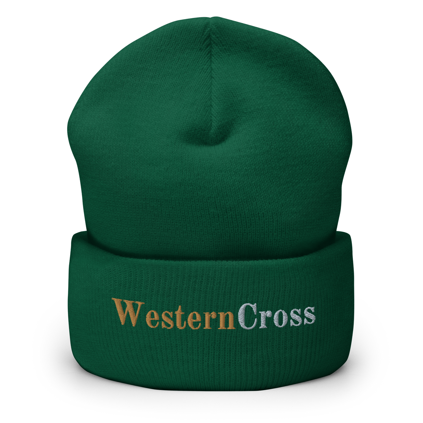 WesternCross Cuffed Beanie
